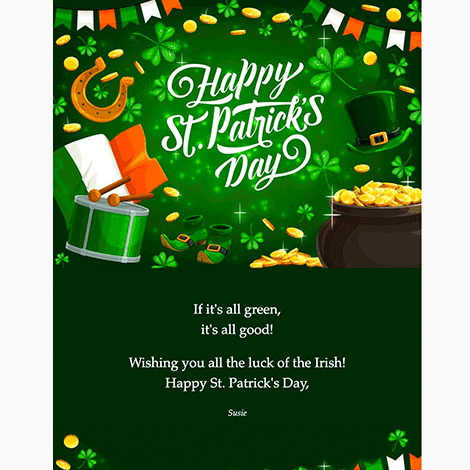Irish Blast Happy St. Patrick's Day eCard
